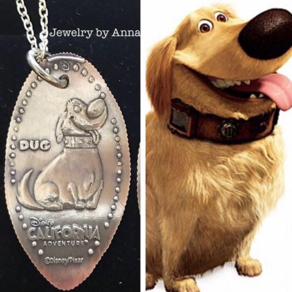 Long Disney Dug Necklace